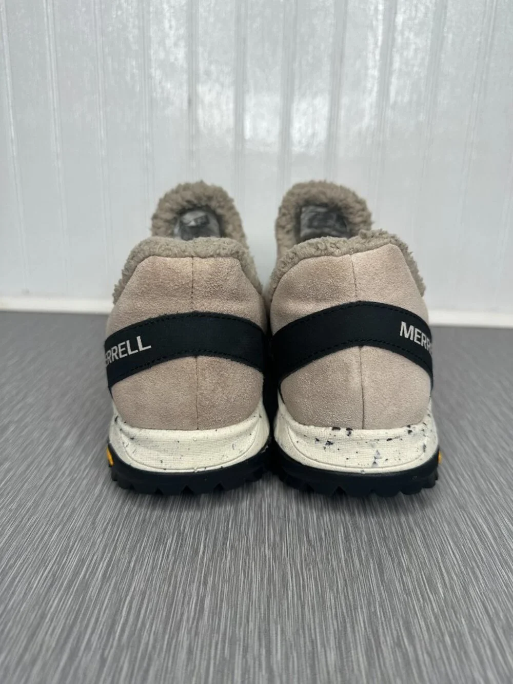 Merrell Women's Antora Cream Sneaker Moc winter slip-on shoes Size 9